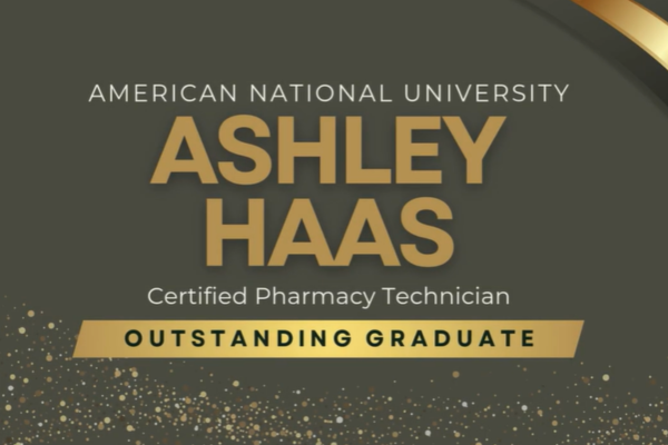 American National University Graduate Ashley Haas Receives DEAC Outstanding Graduate Award